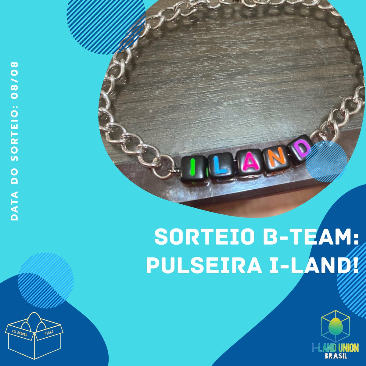 ENHYPENBrasil_'s tweet photo. E o prêmio da #ILANDCOLORS é: SORTEIO RELÂMPAGO!! 
Quer ganhar essa pulseira linda da @allgroundstore?? É só seguir as regras. 
O sorteio será dia 08/08 (Sábado, às 15h). 
Fighting 💙 https://t.co/XL1XXK8erf