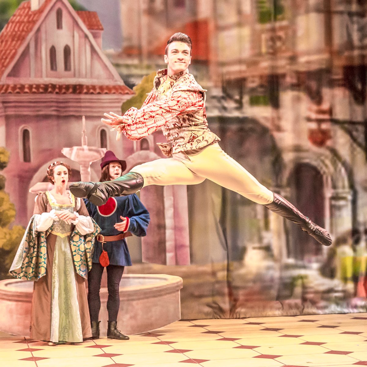 Celebrating a week of high jumps! A little nod to all the dancers that have showcased their superior talents in our shows from years gone by. Over the week we'll be showing you our favourite jumps from our 2017 production of Kiss Me Kate! #kissmekate #theatre #dance