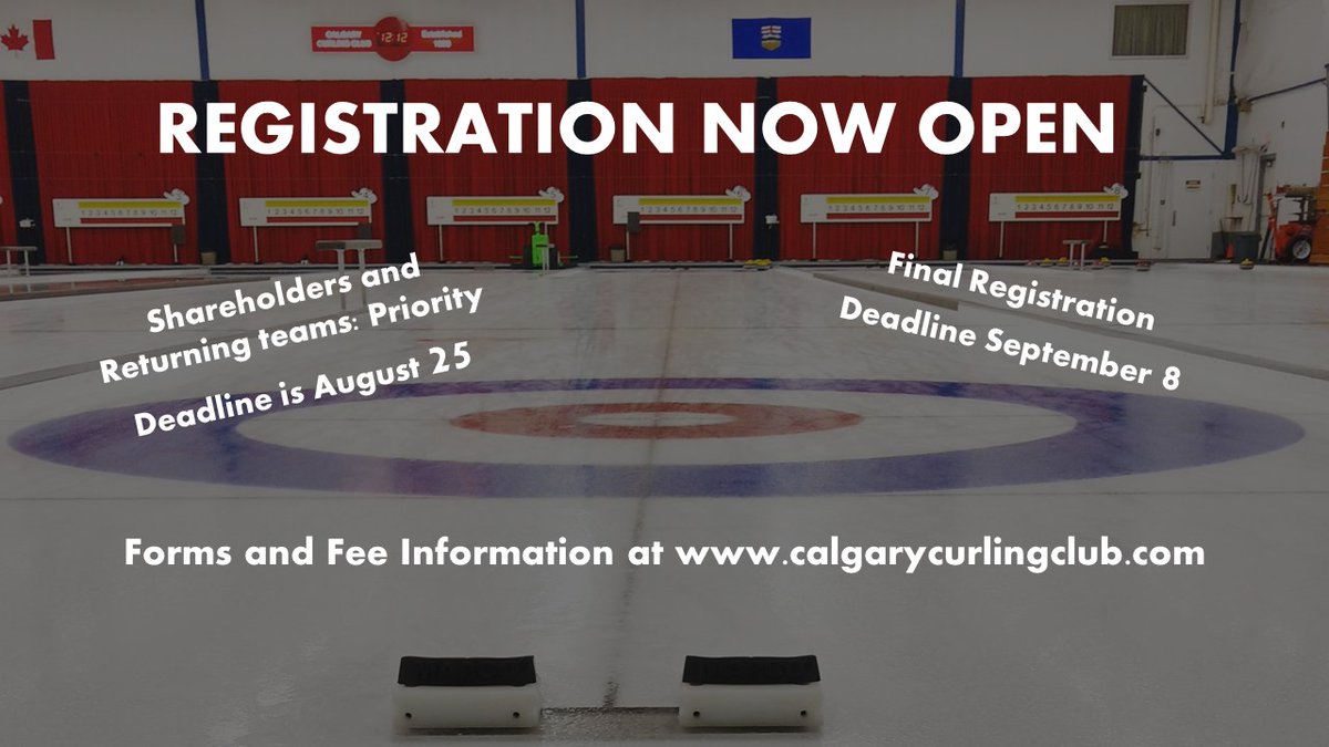 calgarycurlclub's tweet image. Registration is now Open for the 20-21 Season. Check out our website for all of the forms and information. calgarycurlingclub.com  #curling #league #calgarycurling #yyc