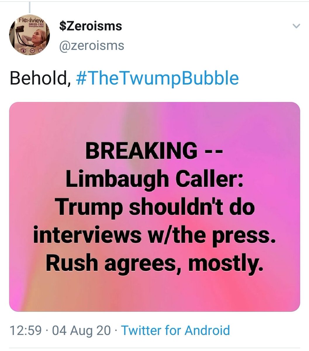  #Behold,  #TheTwumpBubble  #SocietyForBadLogic: http://facebook.com/groups/128554637315041/permalink/1290267521143741/ #TheBickerfestVersion: http://facebook.com/groups/bickerfest/permalink/2836894599873289/ #ObtuuseAnon:(...Subscribers Only...) http://facebook.com/groups/163371620724268/permalink/1119865628408191/