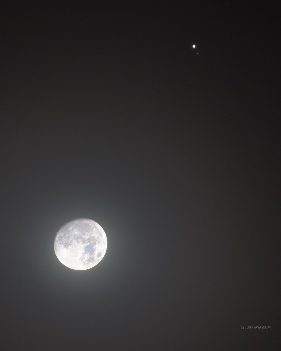 Moon and jupiter conjunction