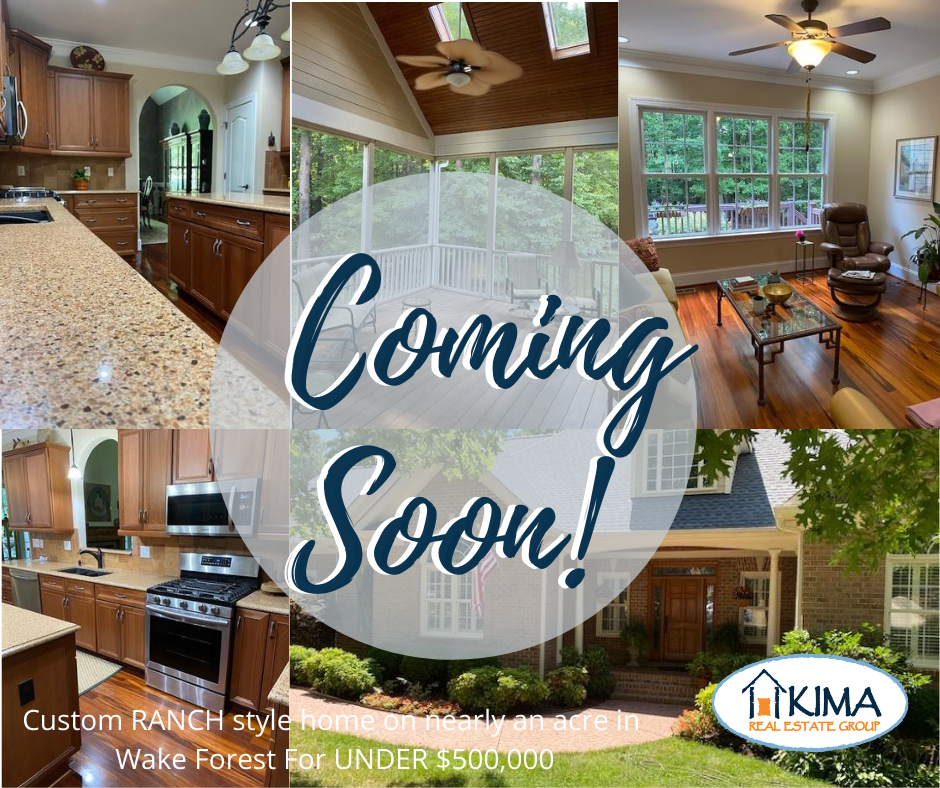 KimaRealEstate's tweet photo. Coming Soon.  Wake Forest ranch home on 3/4 acre lot.  Goooorgeous.  YOU want to live here...YOU want to live here...YOU want to live here.     #kimarealestategroup #kellerwilliamspreferred #youwanttolivehere https://t.co/2c2JnsH1dg