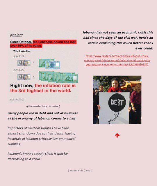 calmvinyl's tweet photo. In case you chose not to open the carrd about Lebanon, here is the info in screenshots ! https://t.co/keyIJIOyea