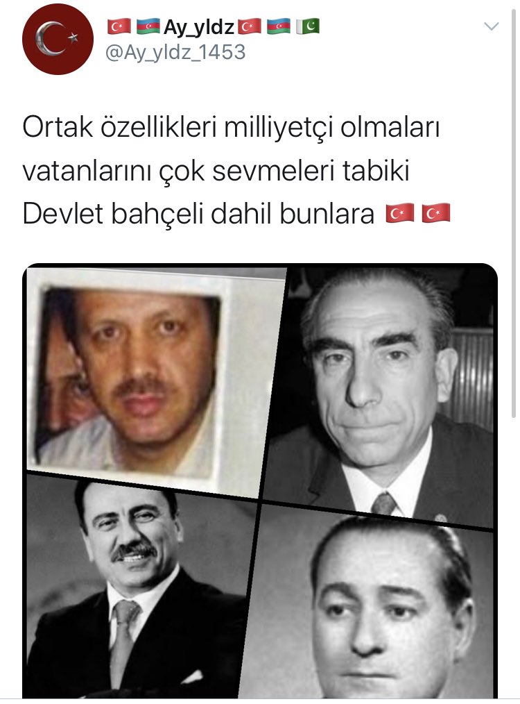 Ahahahahha Menderes’le Türkeş aynı karede??? Ben hayatımda bunlar kadar ne savunduğunu bilmeyen bir güruh görmedim ya