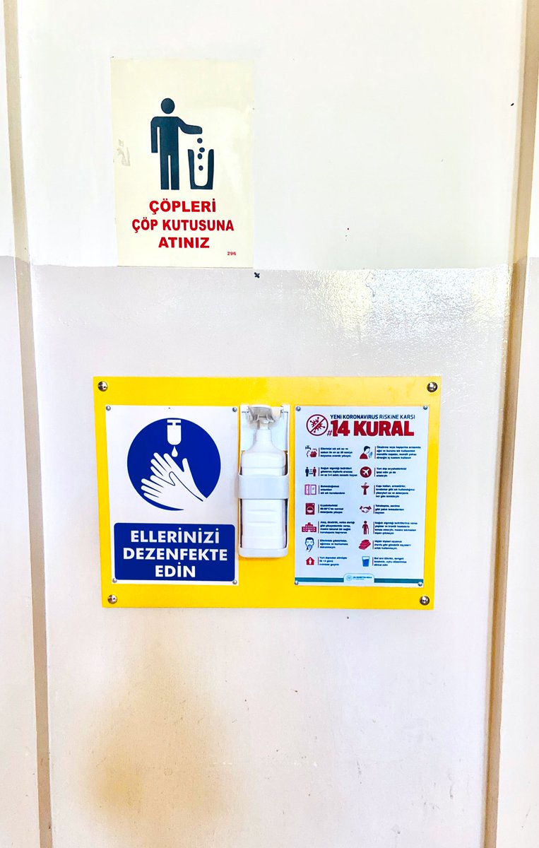 Okula Dönüş İçin Hazırlanıyoruz. 
Kurumumuza gelen herkes hijyen paspasına basıp, pedallı antiseptik standında ellerini temizleyip, ateşi ölçüldükten sonra;maskeleri takılı olarak binaya giriş yapıyor. “Okulları birlikte açacağız” <a href="/bucamilliegitim/">Bᴜᴄᴀ İʟᴄ̧ᴇ Mɪʟʟɪ Eɢ̆ɪᴛɪᴍ</a> <a href="/yahsiomer/">Dr. Ömer YAHŞİ</a> <a href="/ziyaselcuk/">Ziya Selçuk</a>