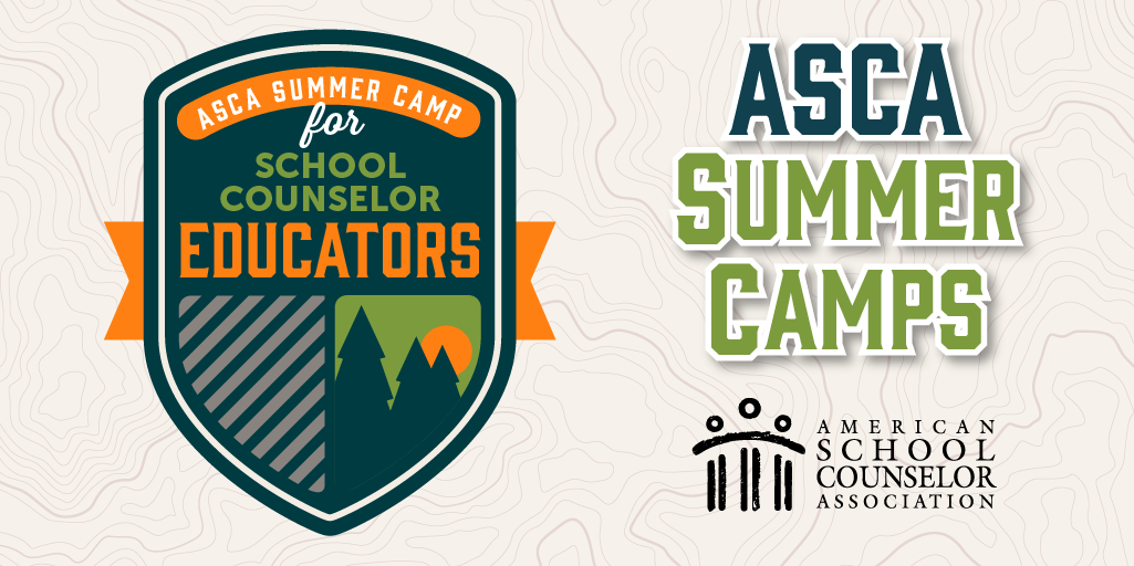 ASCAtweets's tweet photo. School counselor educators: There's a camp for you too. Register for ASCA Summer Camp: School Counselor Educators, Thursdays starting Aug. 13. https://t.co/0RR2eyJB7C https://t.co/I2xTpjtNr3