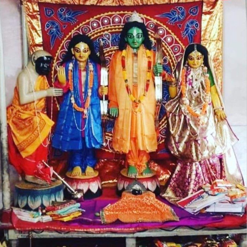 ShrI rAmaH. From Rama-Sita para, Navadvipa, Nadia.