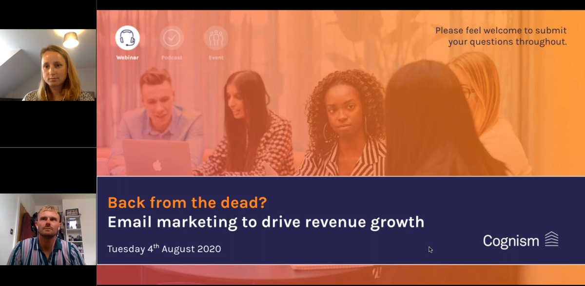 Always and forever in 💓 with #emailmarketing so excited to listen into <a href="/Cognism/">Cognism</a> &amp; <a href="/dotdigital/">Dotdigital</a>'s webinar on the very subject :) also lovely see Frank Brooks again 🔥