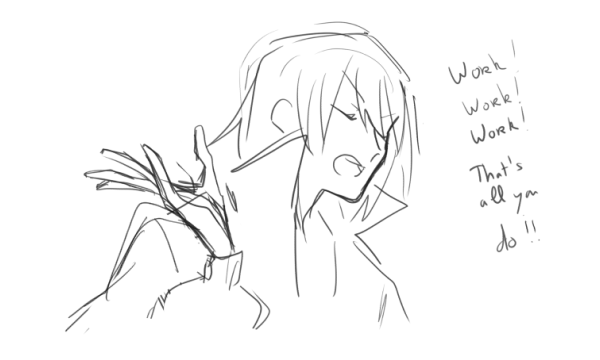Sketching more Howl for fun, i will post more later but I just love how he makes fun of Sophie who never rest much in the book!! 