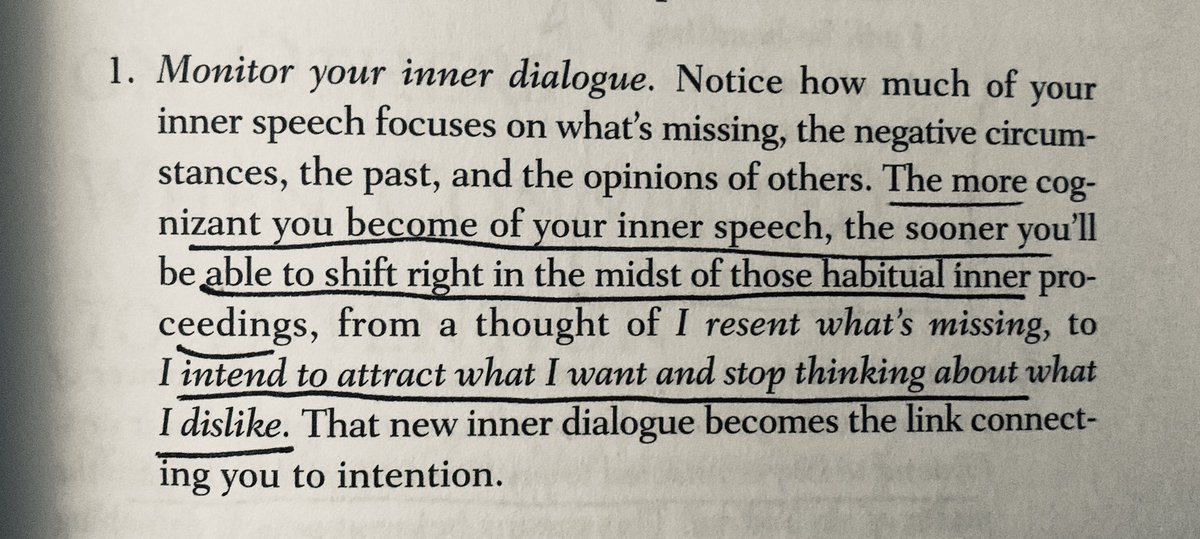 CoachLarryKline's tweet image. Your self-talk is THE most important aspect of your life. Practice makes perfect 👇🏻 

#PowerOfIntention
