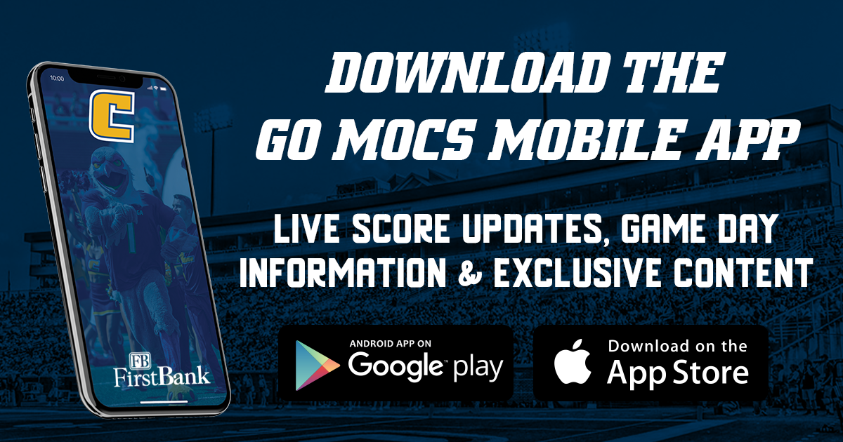 GoMocs's tweet photo. 🚨 New App Alert 🚨

The Go Mocs app presented by FirstBank is available now for Apple and Android users, and gives Mocs fans all the latest information in one spot! Download today and keep up with Chattanooga Athletics. 

📲: https://t.co/3tU1NBpUes 

#GoMocs https://t.co/JOOFM3Km7x