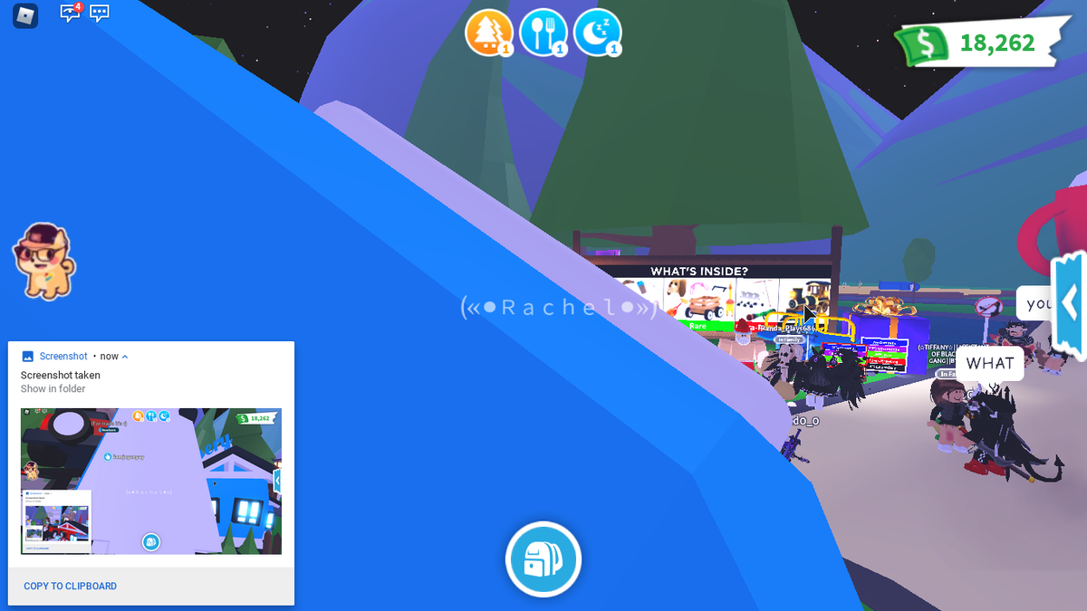 RBowlsx's tweet photo. I put my limo on top of the adoption center and uh- it kinda fell off. https://t.co/zvPaHgm6CJ