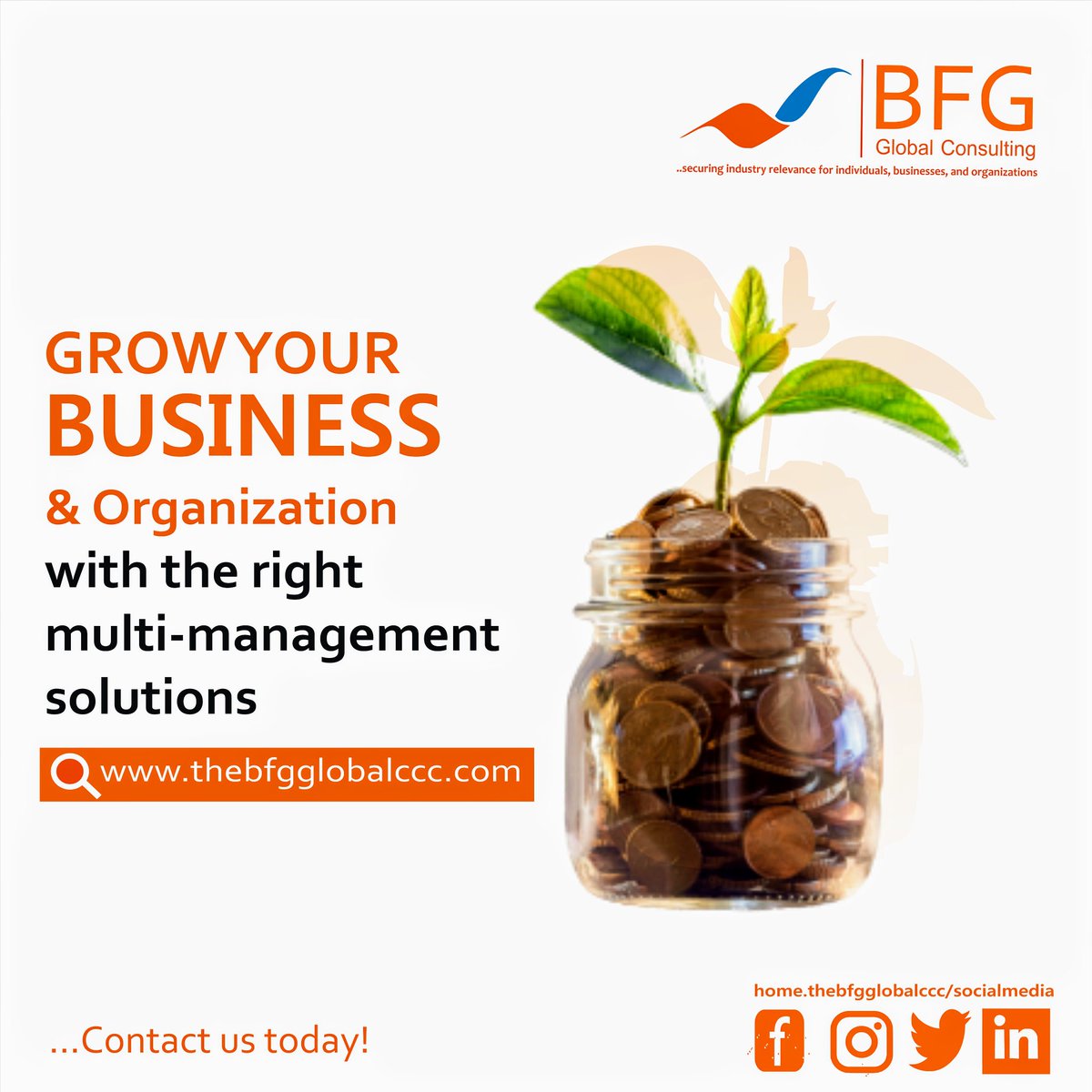BFGConsults's tweet photo. Conscious #growth principles that are directed to solve hard globalization, strain sustainability and war of talents. We can help you - https://t.co/GnNW6D7wpD
#CreativeTuesday #ThinkBFG #Management #Strategy #Planning #B2B #B2C #Revenue #Finance #SMEResponse https://t.co/qSTmg6yADm