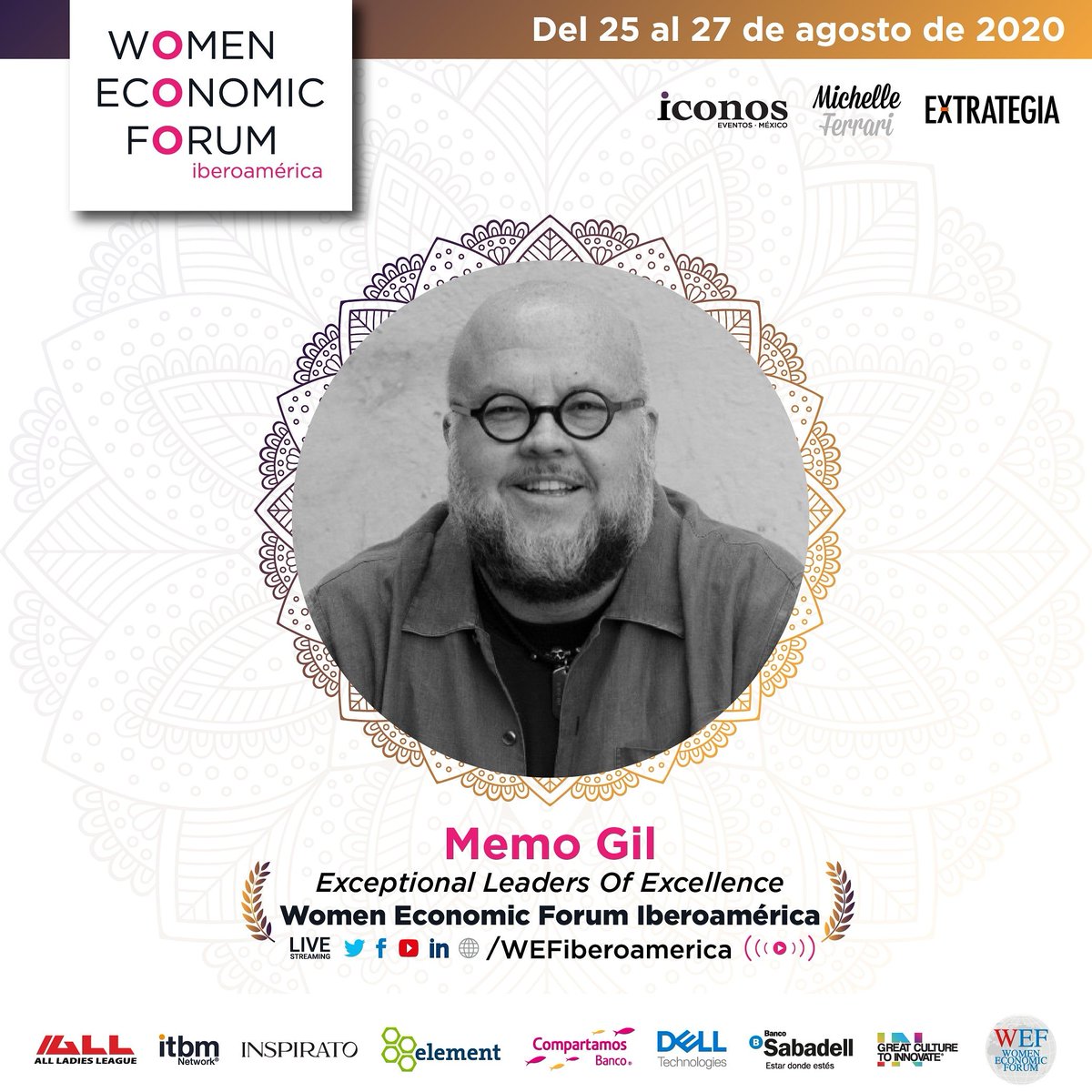 ¡Enhorabuena a Memo Gil!

Uno de nuestros premiados en el #WEFIberiamérica, agradecemos 𝘴𝘶 𝘵𝘳𝘢𝘣𝘢𝘫𝘰, 𝘦𝘴𝘧𝘶𝘦𝘳𝘻𝘰 𝘺 𝘦𝘯𝘵𝘶𝘴𝘪𝘢𝘴𝘮𝘰 𝘱𝘢𝘳𝘢 𝘩𝘢𝘤𝘦𝘳 𝘶𝘯 𝘮𝘶𝘯𝘥𝘰 𝘮𝘦𝘫𝘰𝘳. ⁣
⁣⁣
Regístrate de forma gratuita en 👉  WEFIberoamerica.com