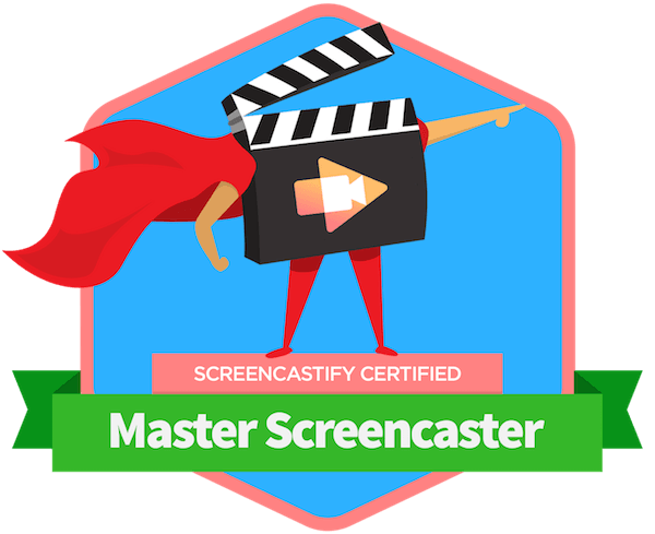 I'm a Master Screencaster! Woot woot! #MasterScreencaster @Screencastify