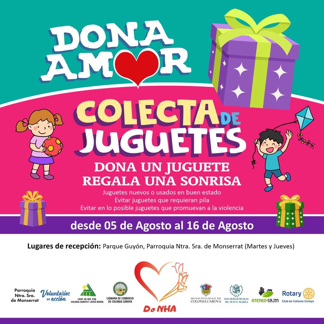 caritas juguetes usados