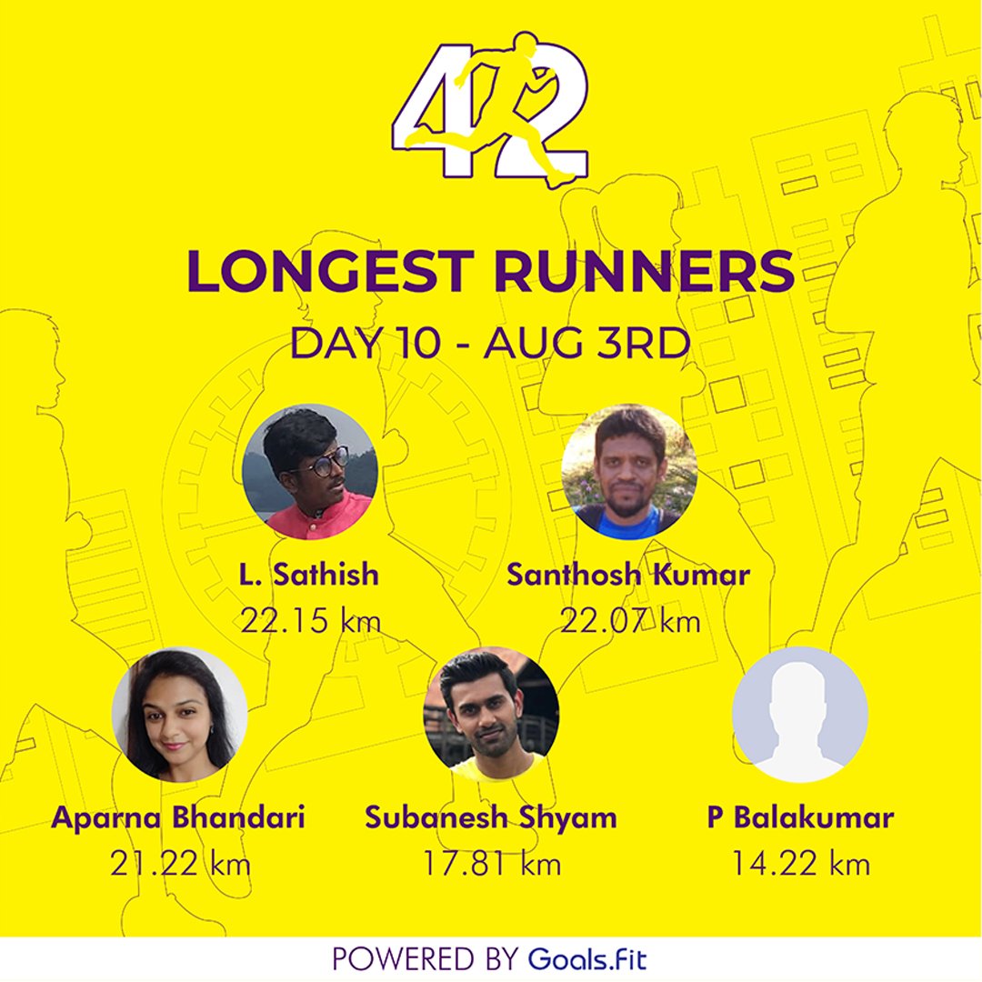 42kmStore's tweet photo. DAY 10. Good run, folks! Continue to #keepatit

#42DOR #42kmstore #marathon #runners https://t.co/9dzNTe3sbY