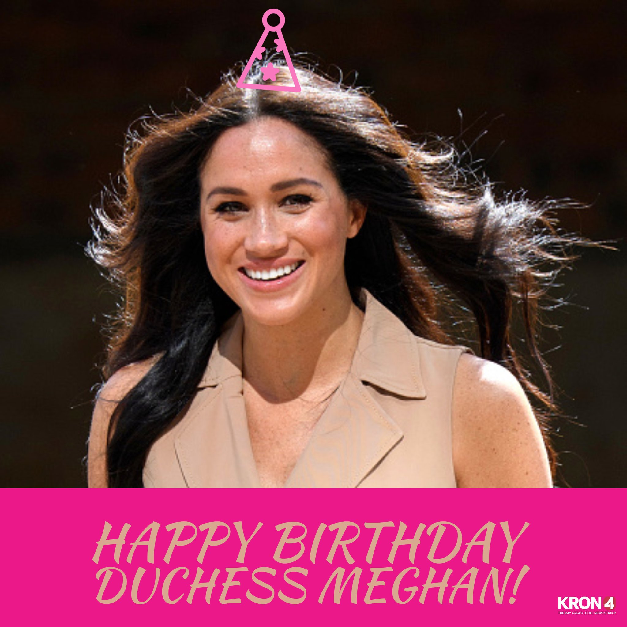 Happy Birthday to the Duchess of Sussex Meghan Markle, who turns 39 today!   