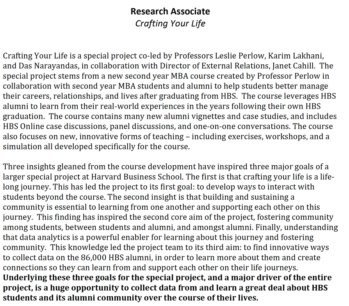 jonj's tweet photo. OB post-doc available w/ my colleagues @klakhani, Leslie Perlow, &amp; Das Narayandas

Ideal for mixed methods researcher w/ interest in careers/meaning/calling/passion

Aim: collect data from &amp; learn about students and alumni  over the course of their lives

https://t.co/Jop0UM8EBT https://t.co/nwLDUNx2rK