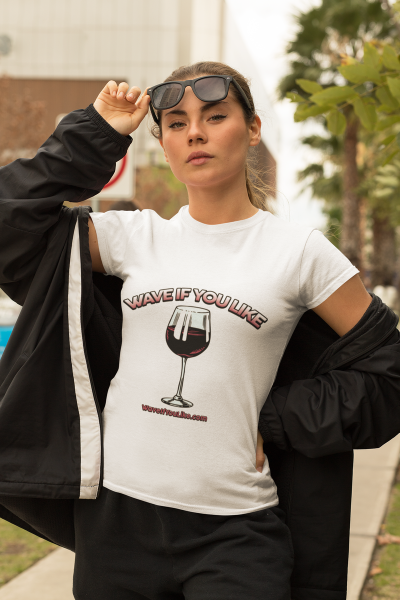 waveifyoulike's tweet photo. Wave if you like wine tshirt (everyone raises their hand) https://t.co/EFd2T80t6A #wine #winelover #winelovers #wineholics #winetasting https://t.co/Fiyg7uxeBl