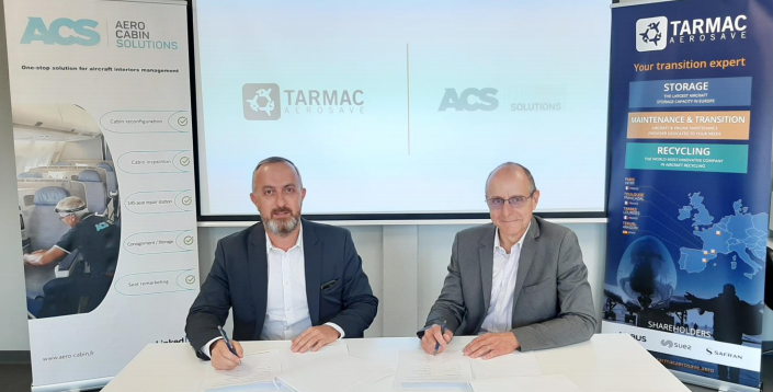 TarmacAerosave's tweet photo. π€#TARMACaerosave strengthens its position in #AircraftTransition services by developing its #CabinModification offer for narrow bodies aircraft through privileged partnership with #ACS #AeroCabinSolutions.
#TransitionExpert π¬πΊπΊπΊπΊπ« https://t.co/90h6x16nEU