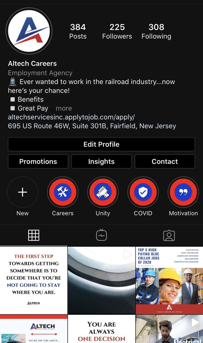 AltechServices's tweet image. Happy Tuesday everyone! 

Follow us on Instagram and stay up to date with our current positions!
#yourcareerontrack #COVID19 #interviewingeveryday