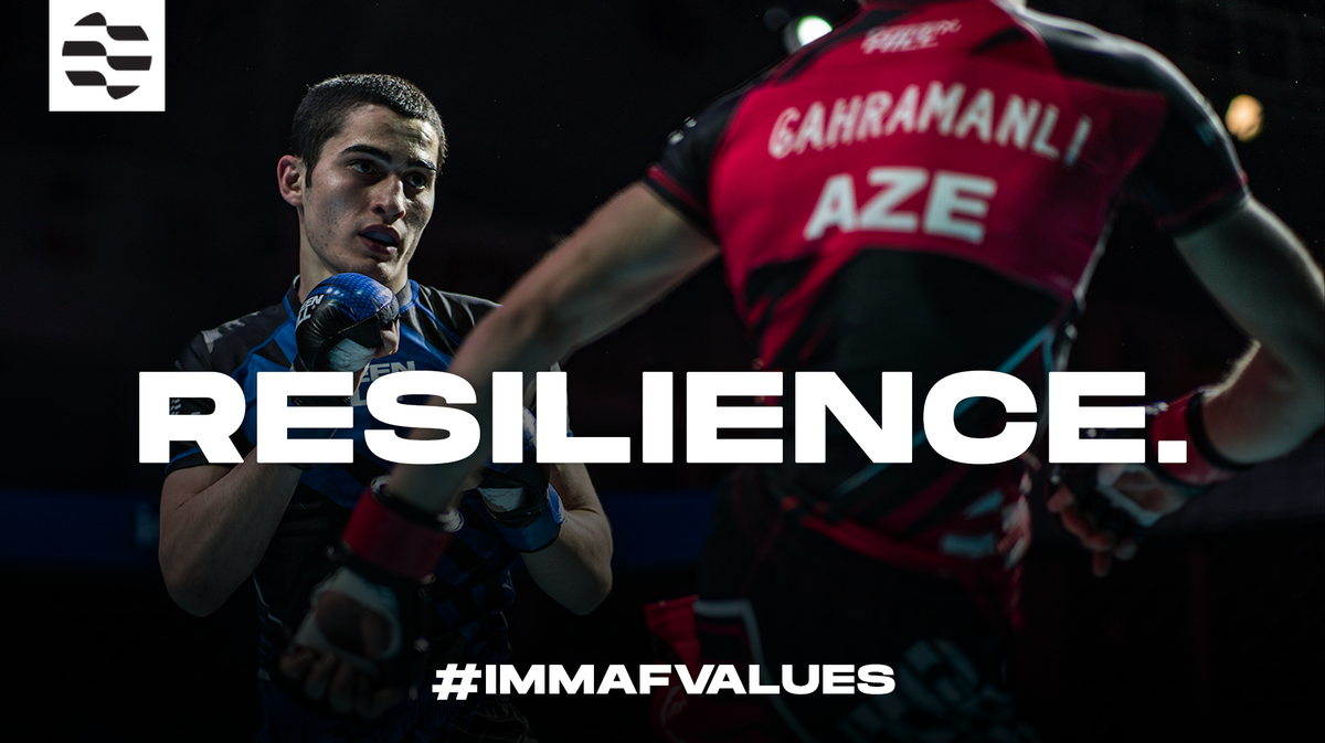 IMMAFed's tweet photo. IMMAF’s core values are integral to MMA as a sport.

Resilience is the ability to recover quickly from difficulties; to be able to accept hardship and rebound. This mental and physical toughness is a strong attribute shown by all involved with IMMAF 👍

#IMMAFValues https://t.co/iwK2LxKuSb