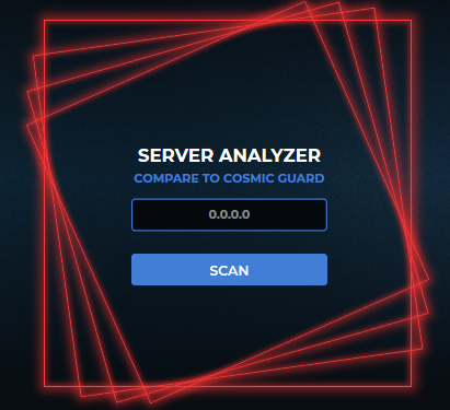 Protect and optimize your network, try our Server Analyzer tool today to see the difference - upgrade your services in minutes with a simple DNS change.

cosmicguard.com
