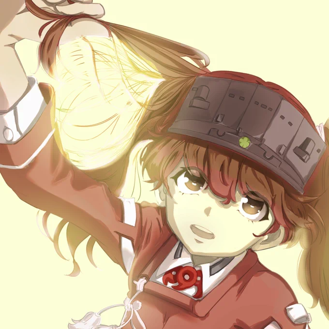 龍驤
「髪の毛びょーん」 