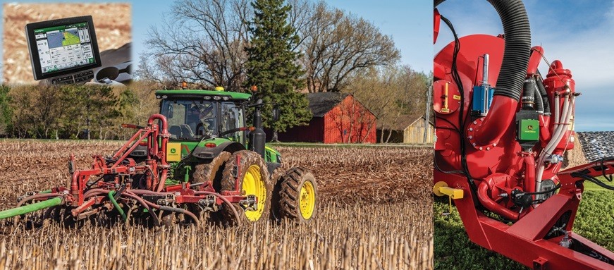 The HarvestLab 3000 lets you set target rates for nitrogen, phosphorus or potassium when applying liquid manure, and will automatically change the rate applied as the manure contents change. Contact our <a href="/YieldForce/">Yield Force</a> team or visit yieldforce.com for more information.