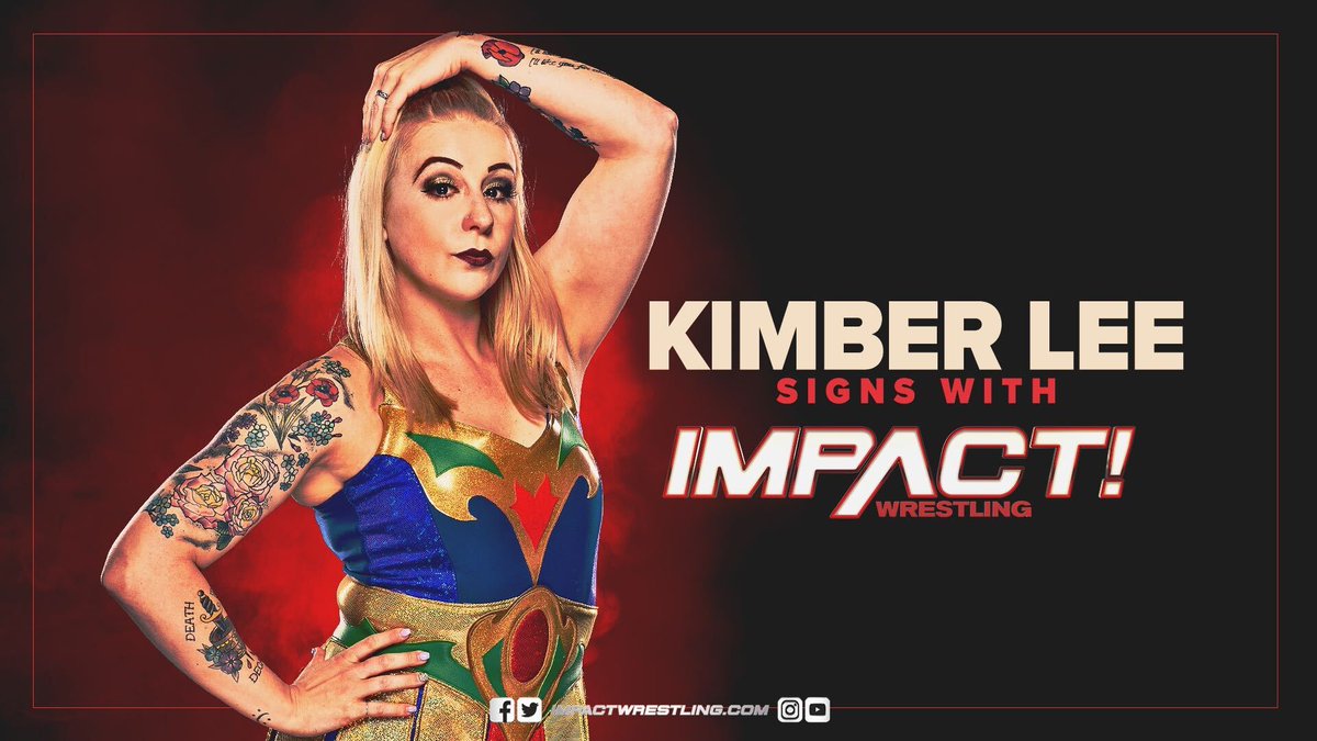 BREAKING: As first reported by @TheHypeMagazine, @Kimber_Lee90 has officially signed with IMPACT Wrestling!