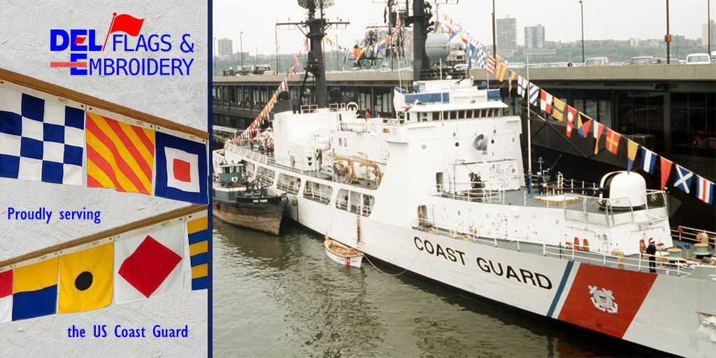 delflags's tweet image. DEL Flags is proud to serve our US Coast Guard.  We wanted to take this #NationalCoastGuardDay to honor the US Coast Guard.  Read more about the relationship between DEL Flags and the United States Coast Guard. buff.ly/33p4s3x