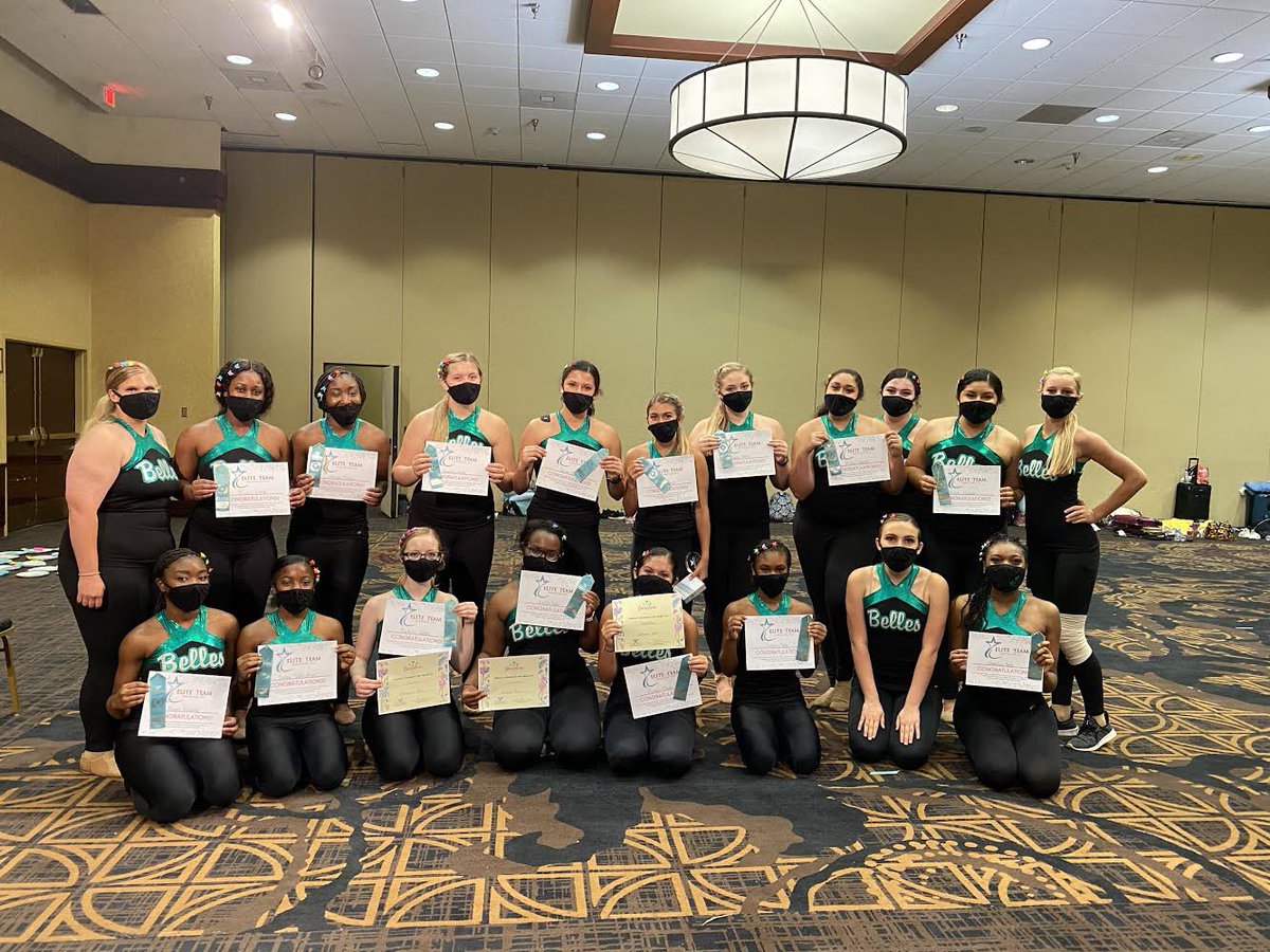 BrenhamHS's tweet photo. BHS Belles received the SWEEPSTAKE, PRECISION, AGC FOUNDERS and ENTHUSIASM award, 15 Belles made the ELITE team, 2 Belles received the KIRRF ribbon (a recognition of good character), 3 Belles received outstanding performance. #bhsbelles #outstanding #drillcamp https://t.co/ioCkL0TBgh