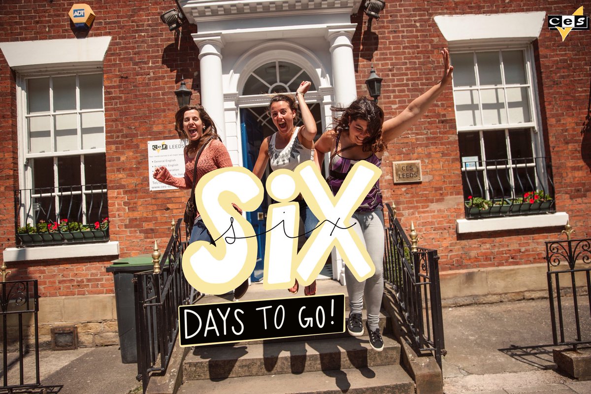 CESschools's tweet photo. Only 6️⃣ more days until we open the doors at #CESDublin, #CESToronto, #CESLeeds &amp; #CESWimbledon! ✨👍🏻🥳
.
.
.
#cesschools #reopening #postcovid #eaquals #ialc #britishcouncil #studyabroad #learnenglish #languagelearning https://t.co/1GpWmH2tF2