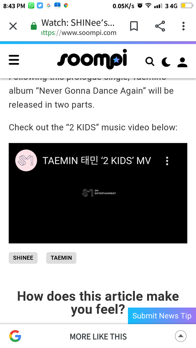 Do it like this;- Open this link in this thread,- Scroll until u find the mv- and watch untill the mv end. #오후6시_태민의_투키즈 #ComebackTAEMIN_2KIDS  #태민  #TAEMIN  #テミン  @SHINee