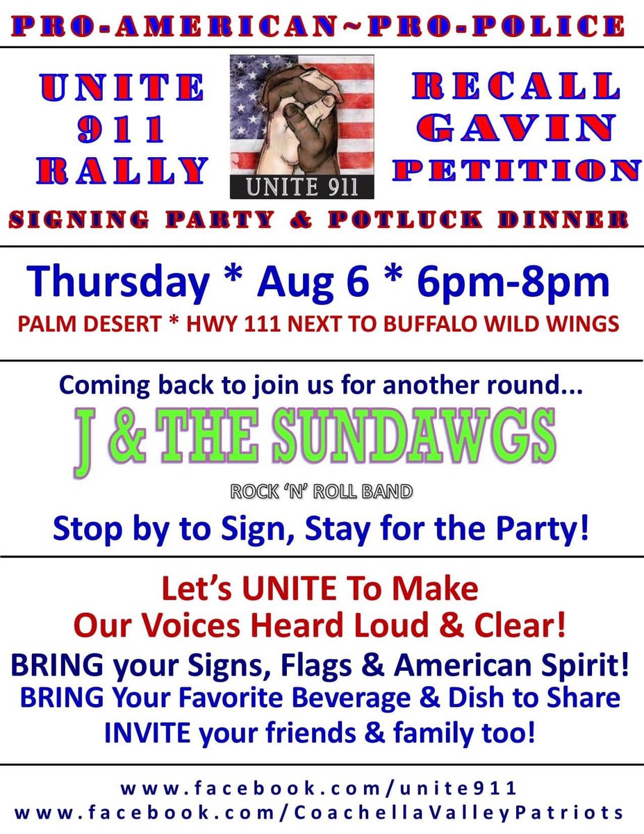 recallcagov's tweet photo. #recallnewsom #recallgavin2020 #recallgavinriversidecounty #recallgavin2020_riverside #palmdesert https://t.co/53lvinznBb https://t.co/7ZhwfgOPHq