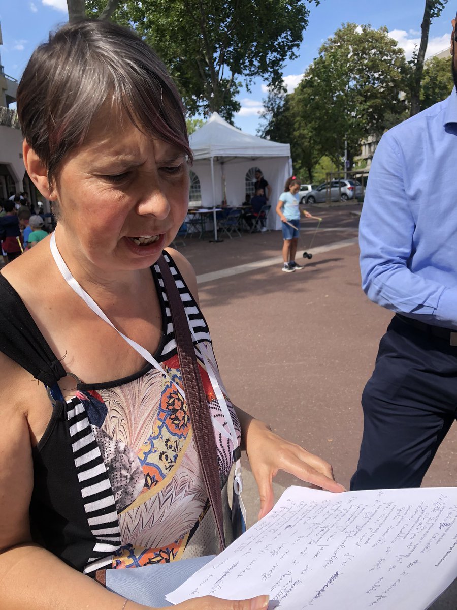 Dans le quartier des Bleuets aujourd’hui à #Créteil pour le premier atelier d’écriture, de chant et d’éducation aux médias #LePoinçonneurDeLiA w/ <a href="/Nathalica/">Nathalica</a>