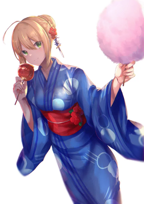 浴衣セイバーさん 