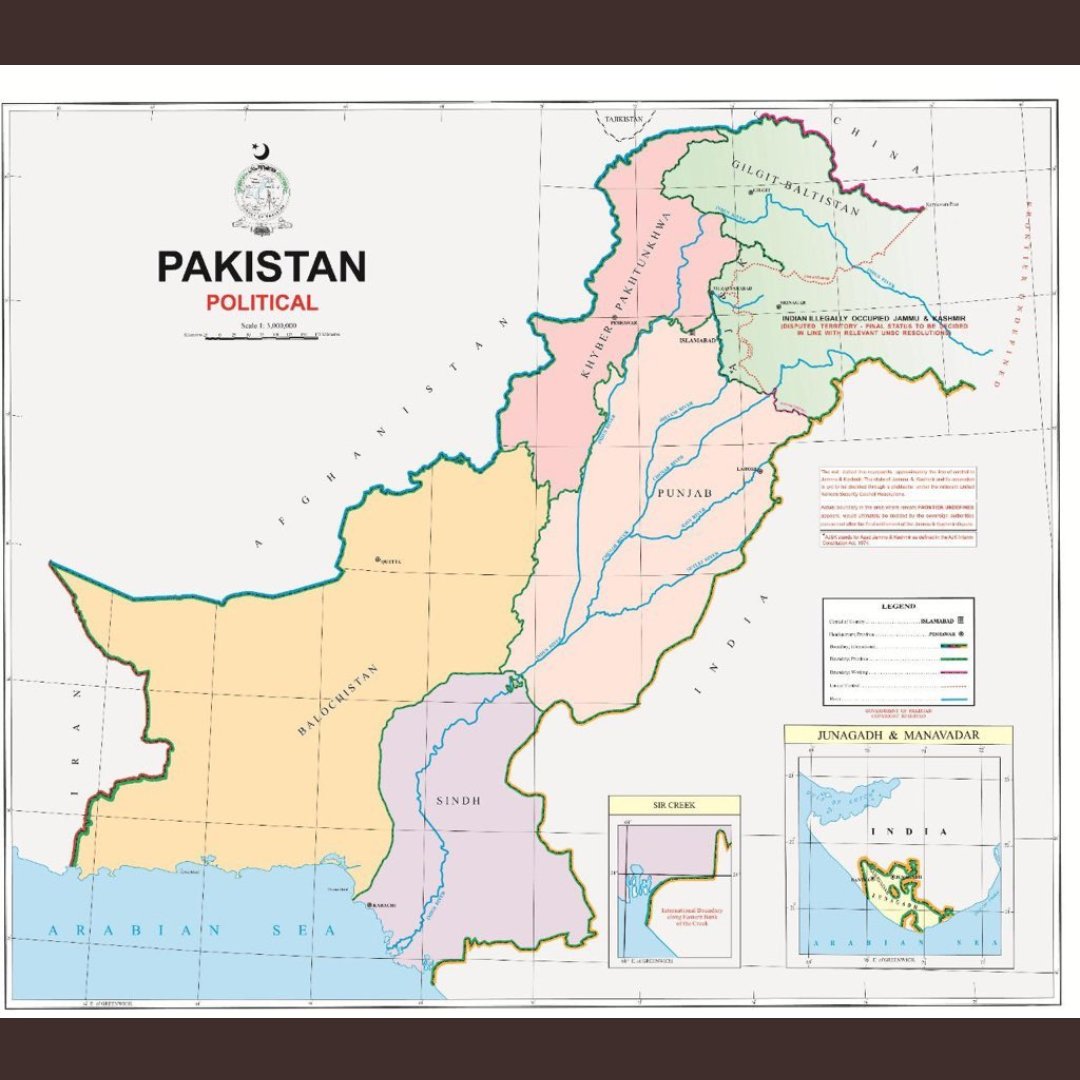 Pakistan released nee Political Map including Junagadh present in Gujarat as its part!

Seems Pakistan is suffering from a insane infection caused by NepOli Virus!!

To be Honest, Pak doesn't know Gujaratis. They can trade entire Pak.
#Junagadh #imrankhanresignkaro