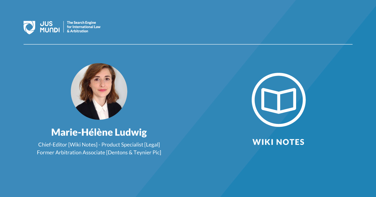 JusMundi_com's tweet photo. Wiki notes behind the scenes: we talked to Marie-Hélène Ludwig, Chief-Editor of the Wiki Notes & Product Specialist, about her vision of this project & how she joined Jus Mundi recently from a big law firm.
Read it below 👇
https://t.co/k5ncQkj6pq
#wikinotes #arbitration #law https://t.co/JZK1JqolXH