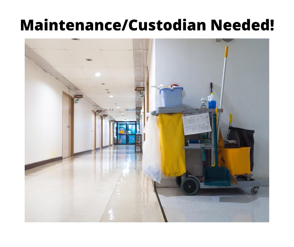 Full-time experienced maintenance/custodian position open at the diocese in Sioux City. Contact Margaret Fuentes at Margaretf@scdiocese.org for more information or to apply.