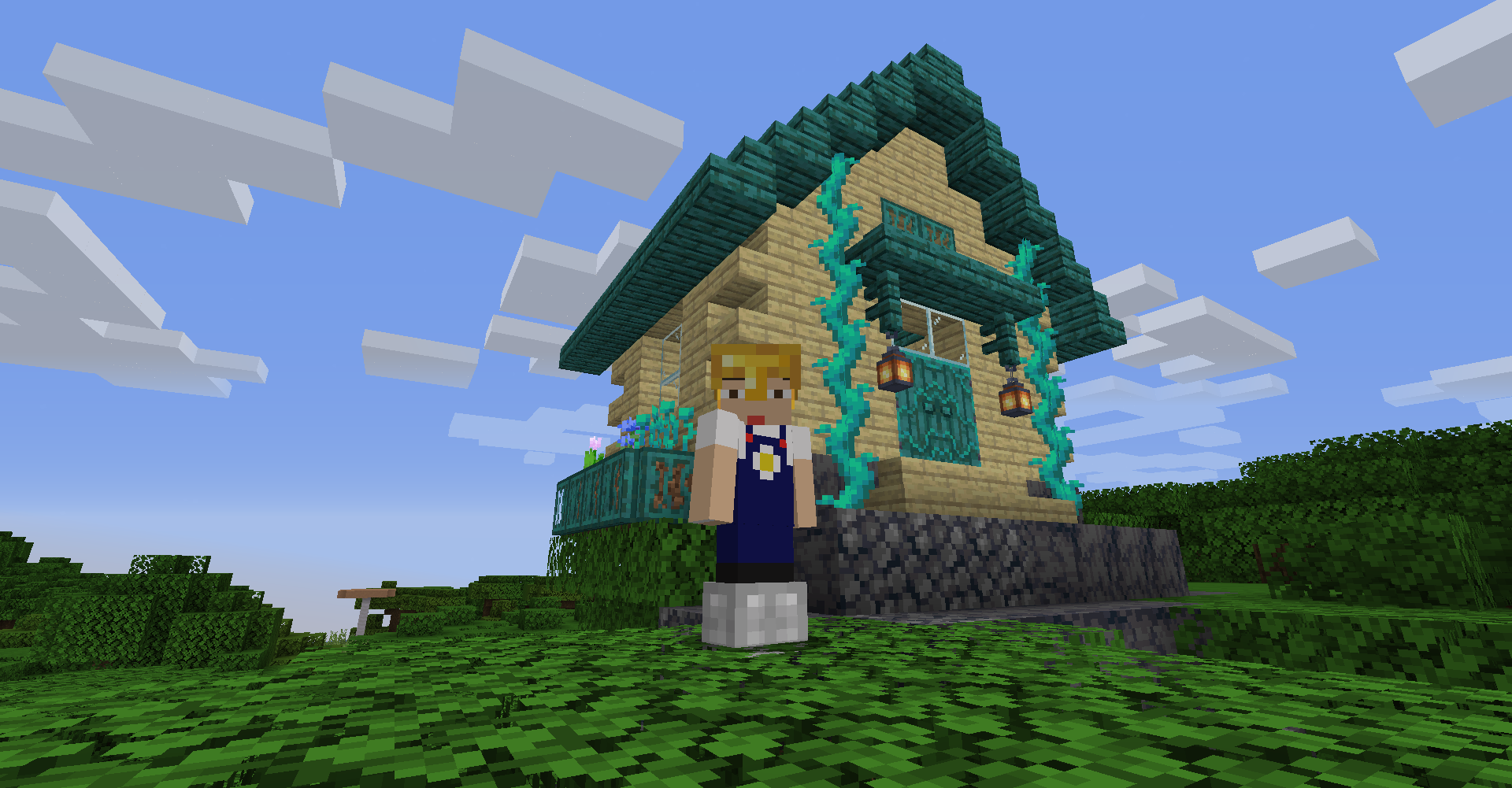 美佐子 好きな進捗は亜空間バブル マイクラ ダークオークの森 T Co Hheg2xmeam Twitter