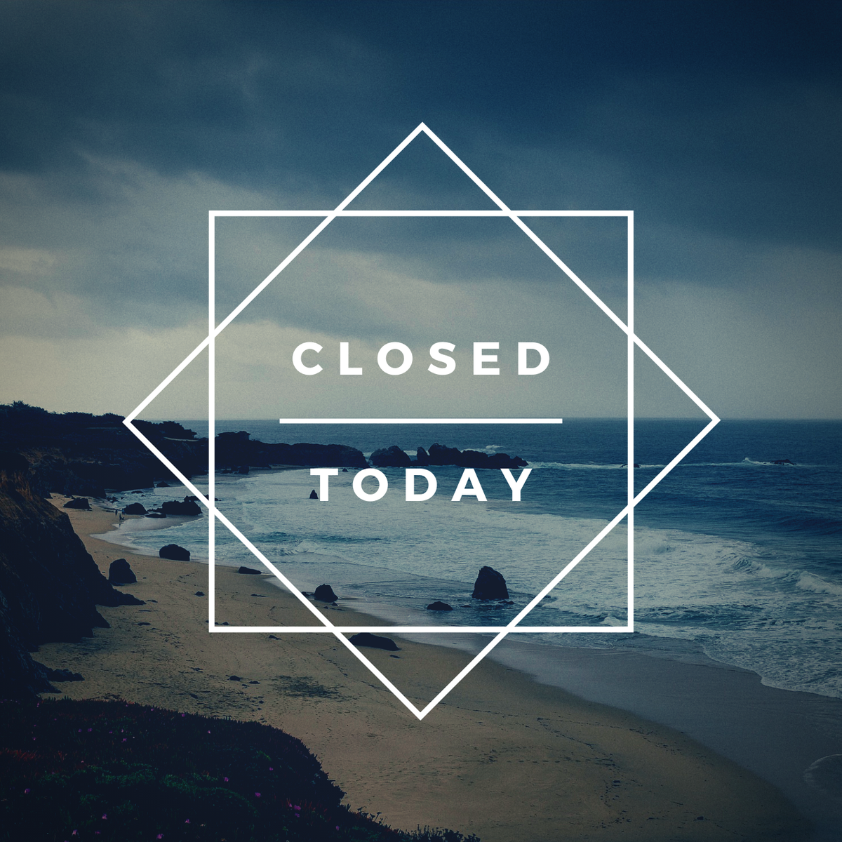 If you haven't heard, there's a tropical storm coming--including tornado warnings--so we will be closed. Stay safe everyone!