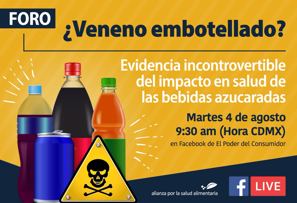 Estamos presentes en el Foro: ¿Veneno embotellado? de <a href="/elpoderdelc/">Poder del Consumidor</a> ⚠️

Sigue la transmisión en línea aquí 👇

t.ly/7uEi