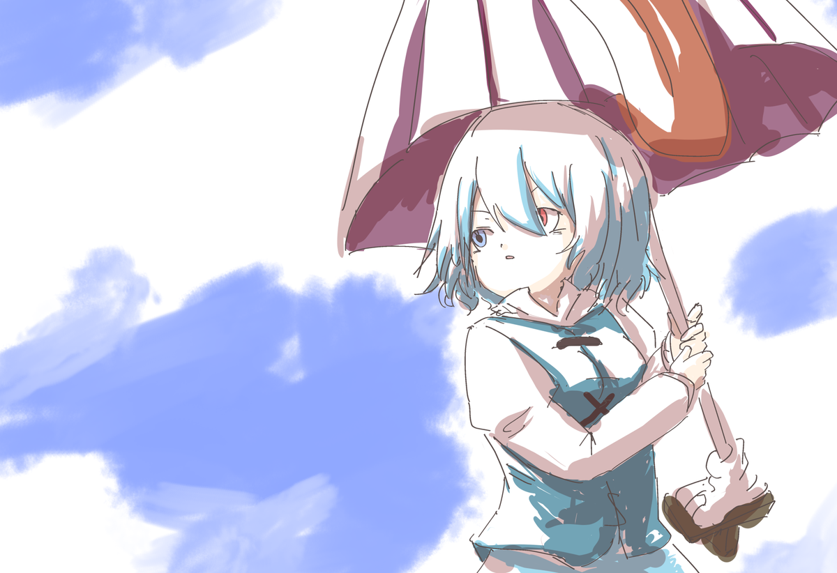 ｌ フリー 深夜の真剣お絵描き60分一本勝負 東方project 多々良小傘 イラスト