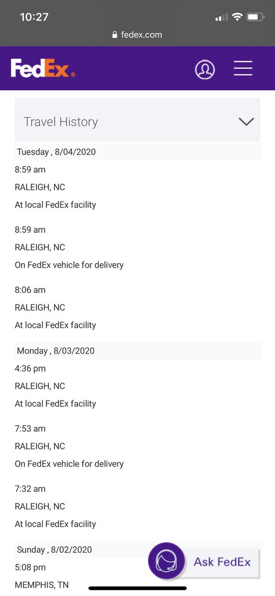 RobAH93's tweet photo. @FedExHelp wyd? https://t.co/NIzolNgFgK