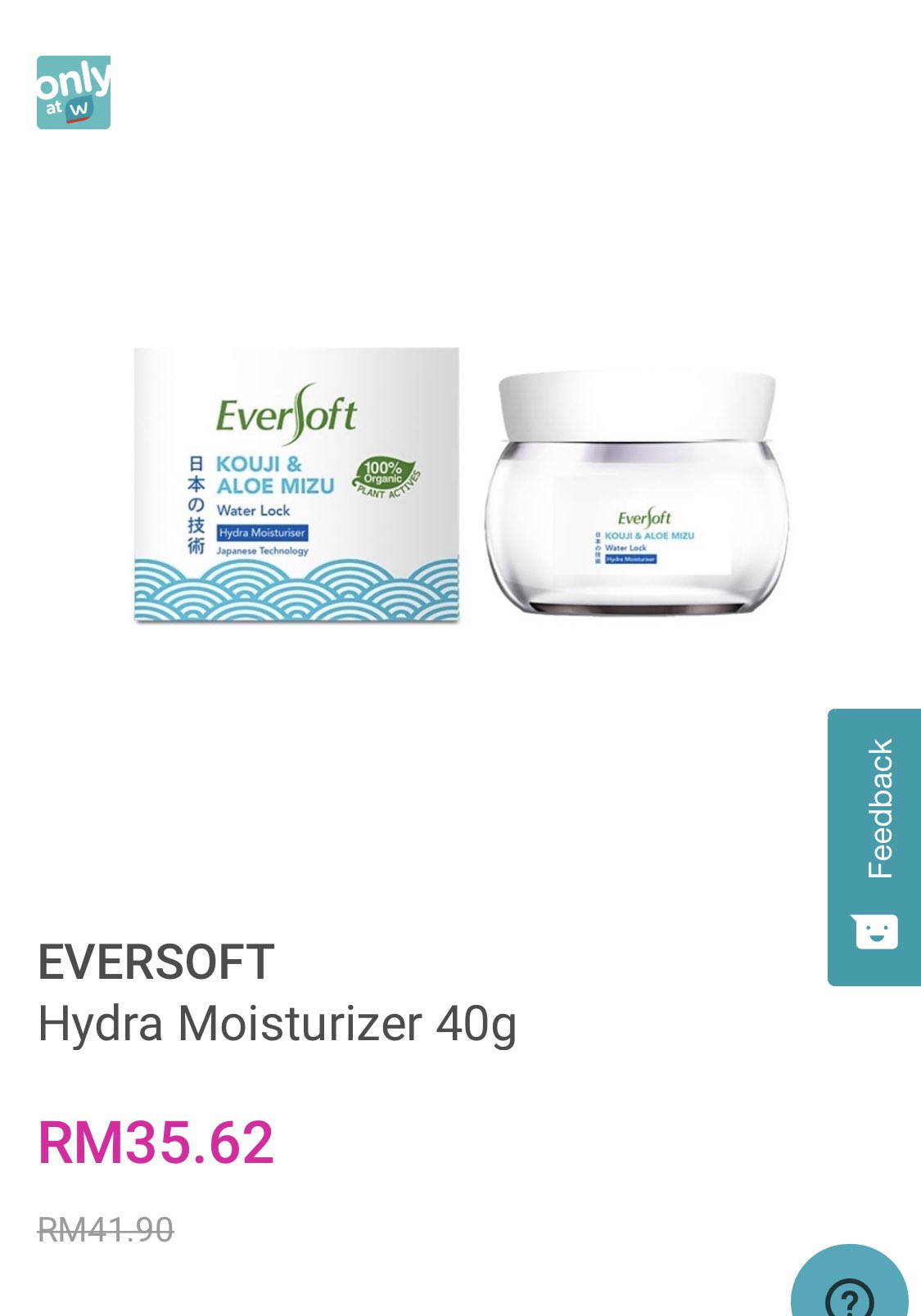 eversoft hydra moisturizer