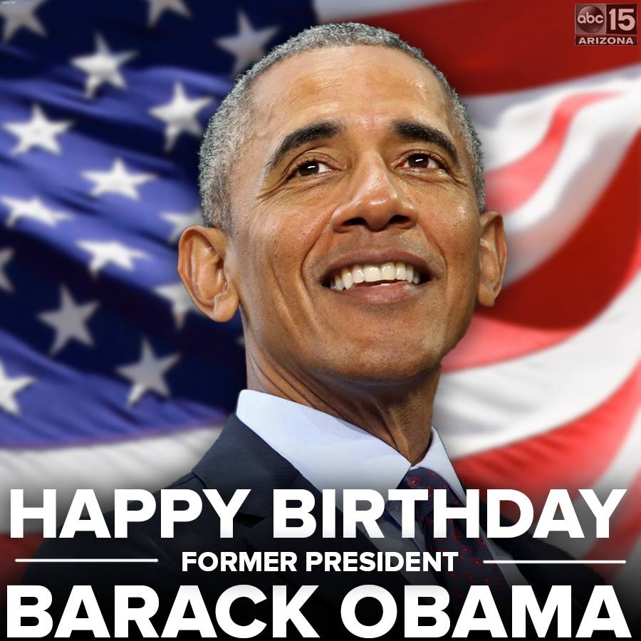 Happy Birthday! Former President Barack Obama turns 59 today. 