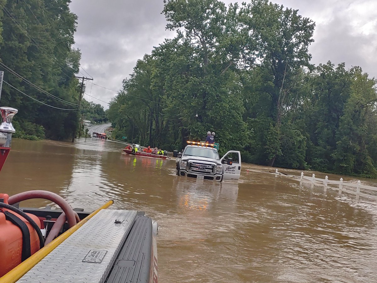 Currently units are operating on a water rescue on Budds Creek Road in Clements.