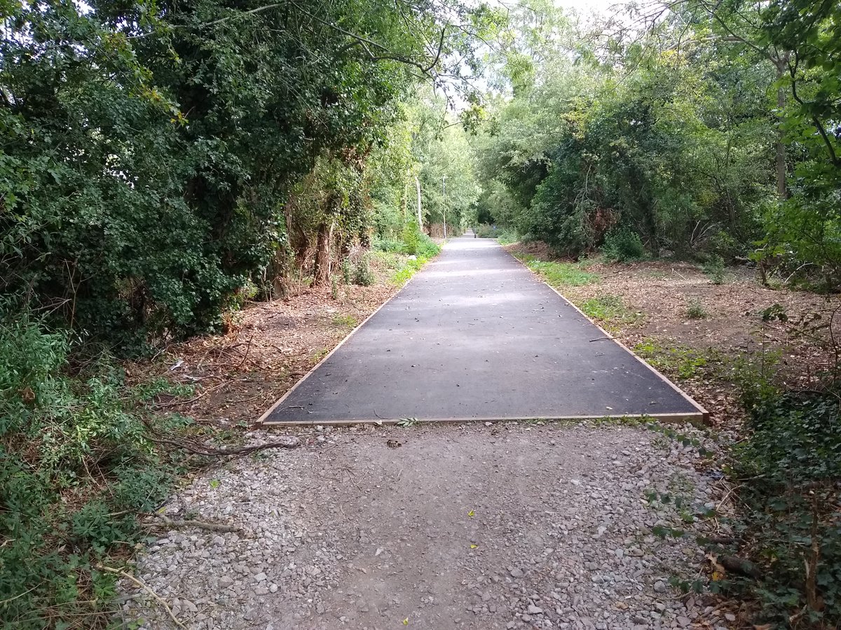 KentCC have spent some of their Emergency Active Travel Fund on extending the Crab &amp; Winkle line into Whitstable. It's not there yet but they've made a good start